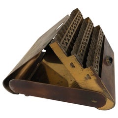 French Brass Art Deco Cigarette Holder Case