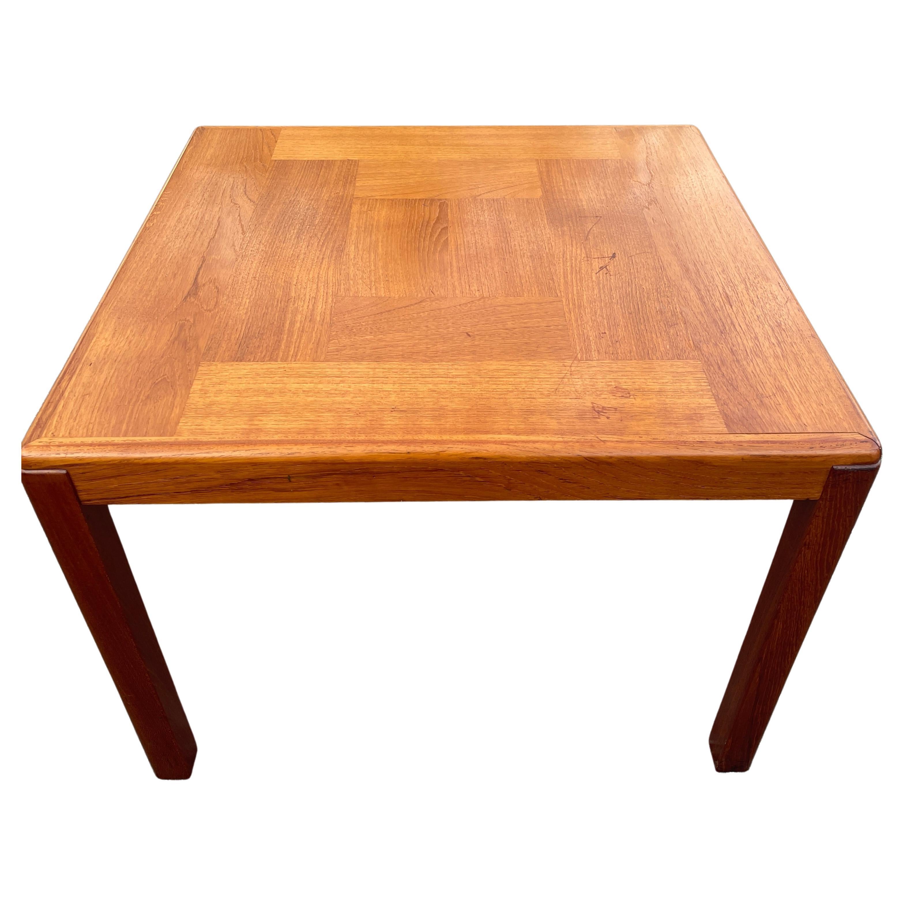 Danish Mid-Century Modern Teak Side Table by Vejle Stole og Mobelfabrik