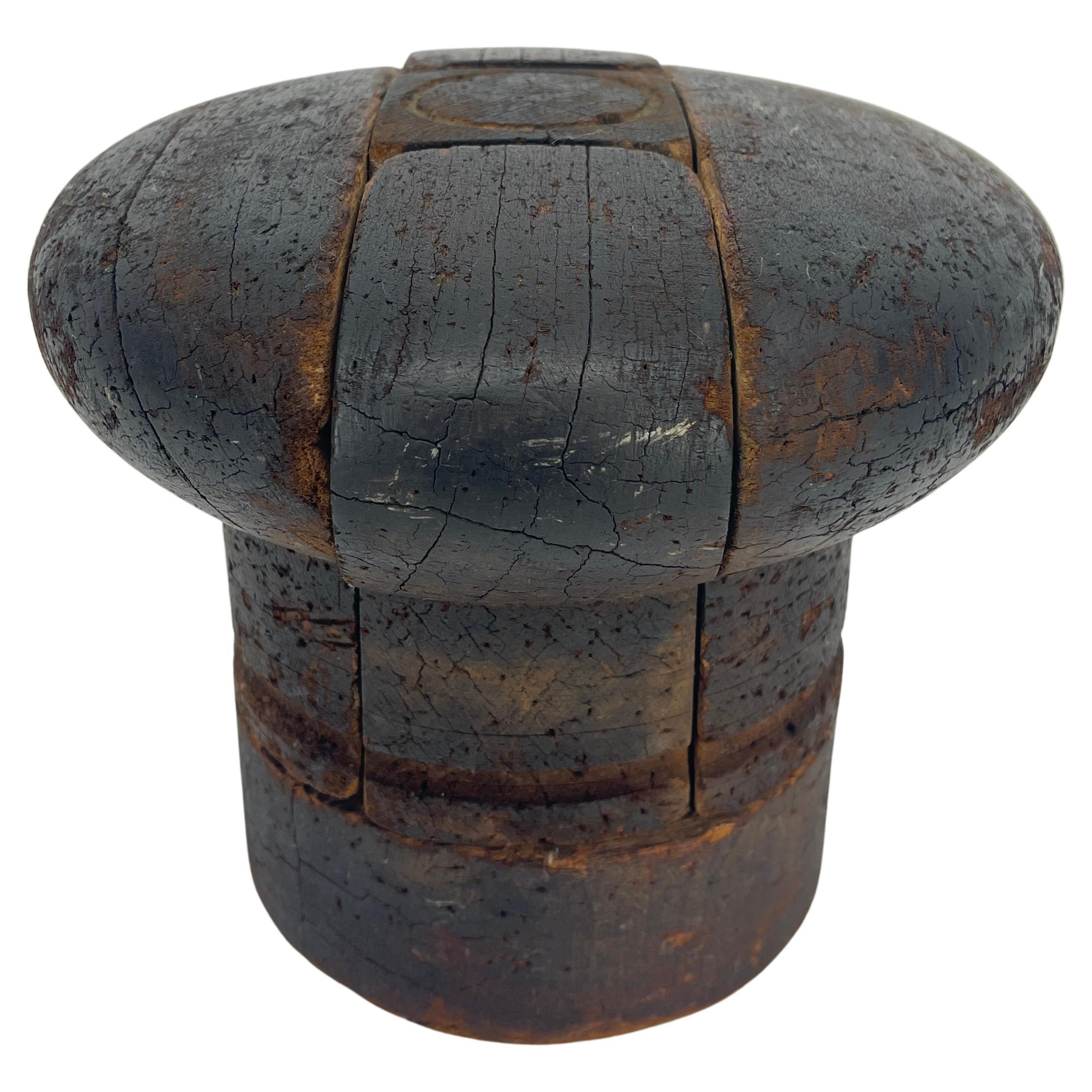 Wooden Mannequin / Hat Display Head at 1stDibs