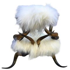 longhorn-Stuhl aus dem 19. Jahrhundert:: Teddy Roosevelt zugeschrieben