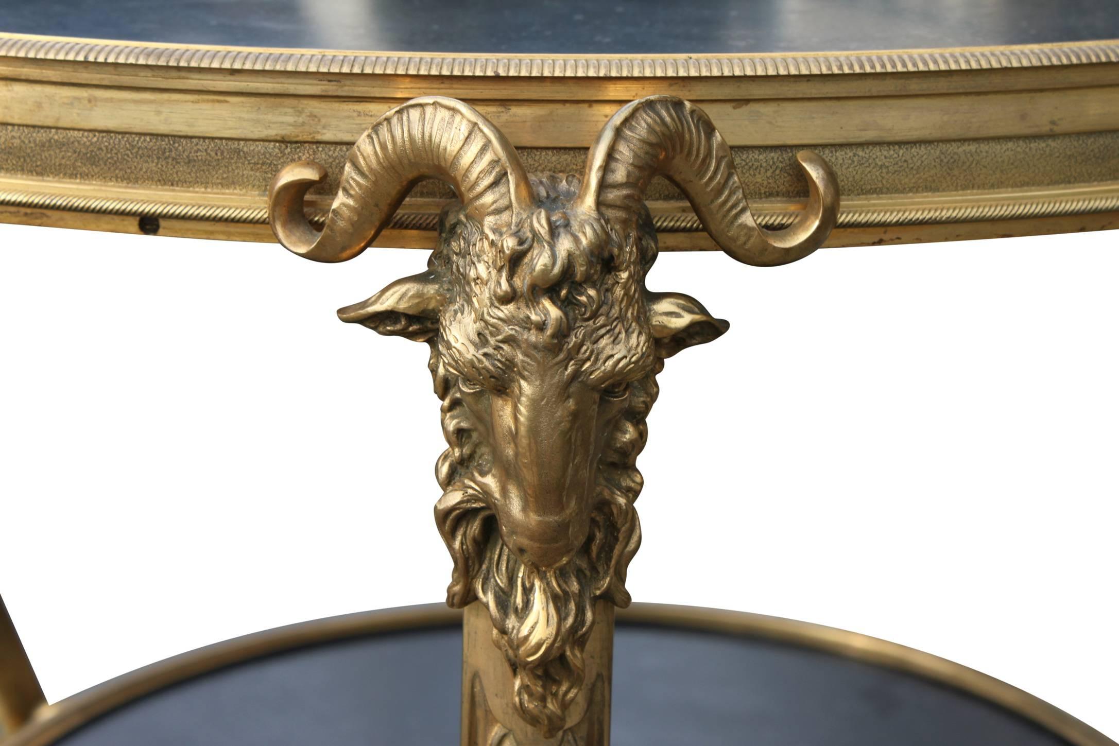 gueridon rams head tables