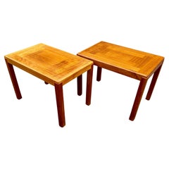Pair of Danish Mid-Century Teak Side Table by Vejle Stole og Mobelfabrik