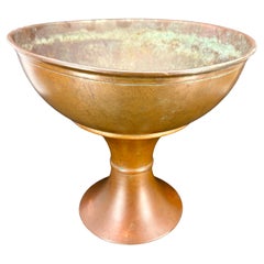 Large French Copper Footed Wine Champagne Cooler Bucket