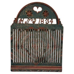 Dänische primitive Volkskunst Band Heddle Band Webstuhl