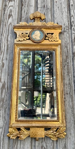 18th Century Swedish Gustavian Gold Gilt Wall Mirror
