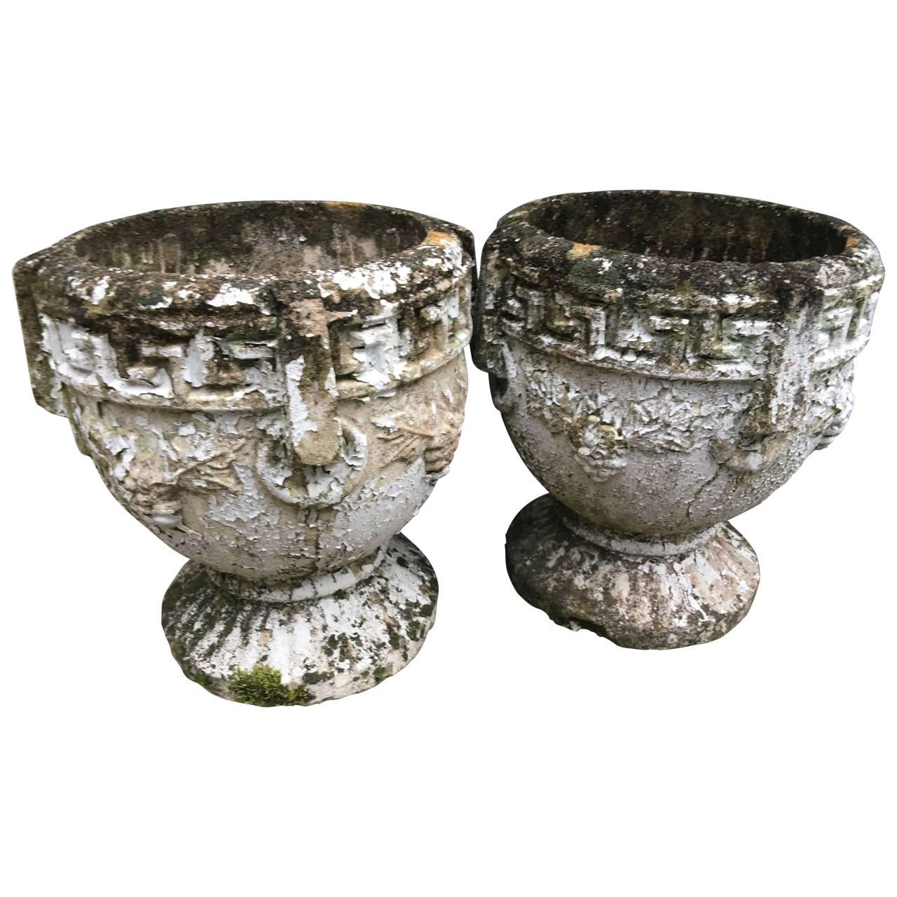 Pair of Garden Urns In Excellent Condition In Haddonfield, NJ