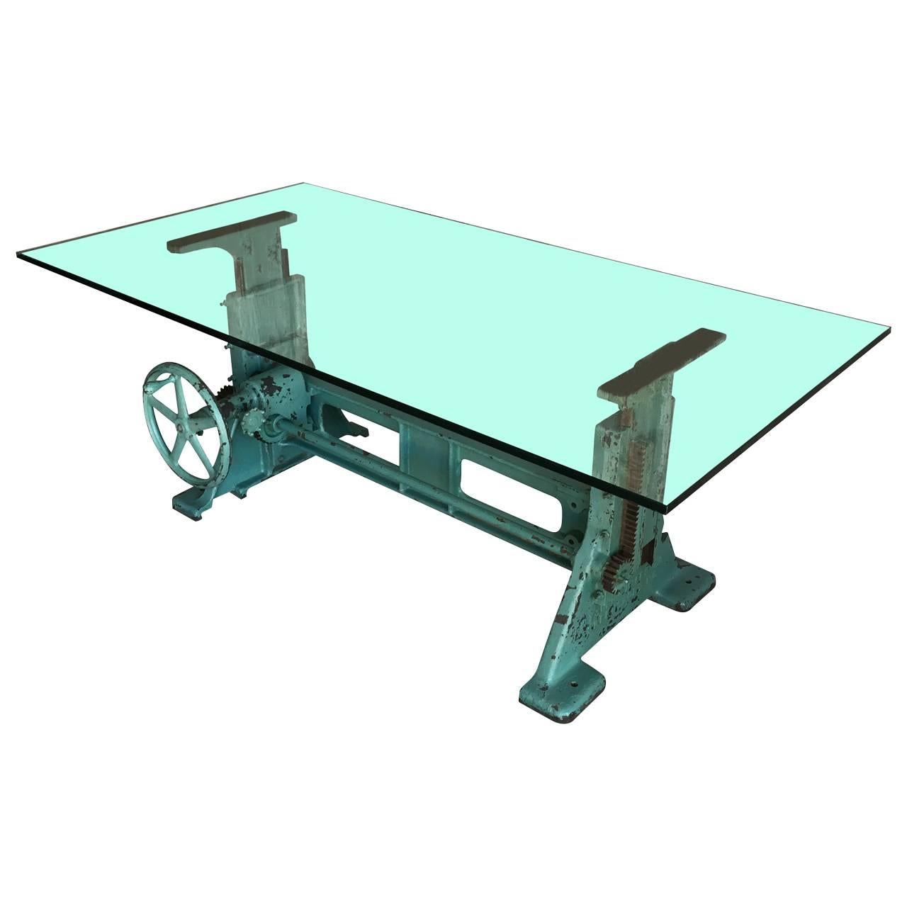 American Industrial Dining Table