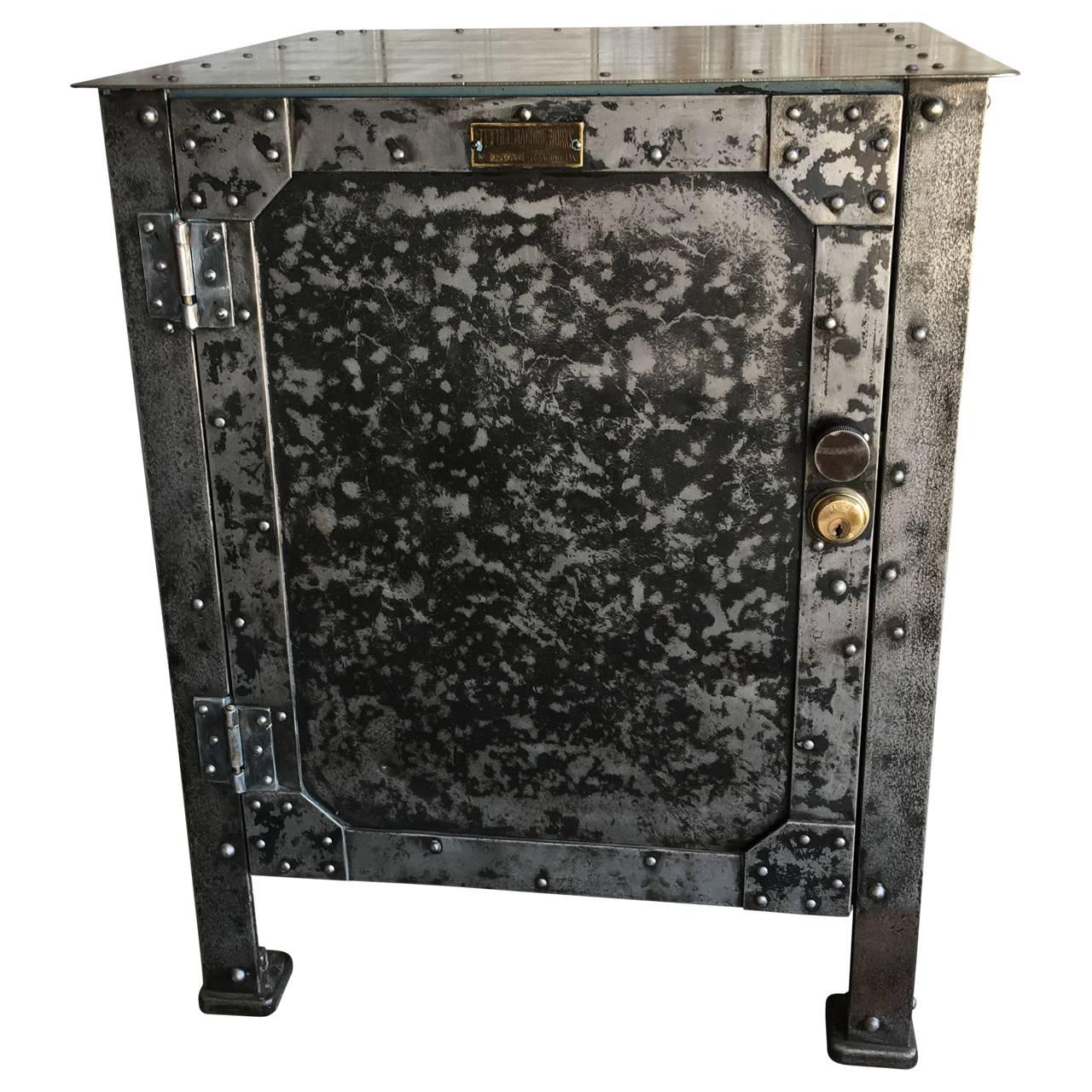 Industrial Metal Cabinet, Early 1900's In Good Condition In Haddonfield, NJ