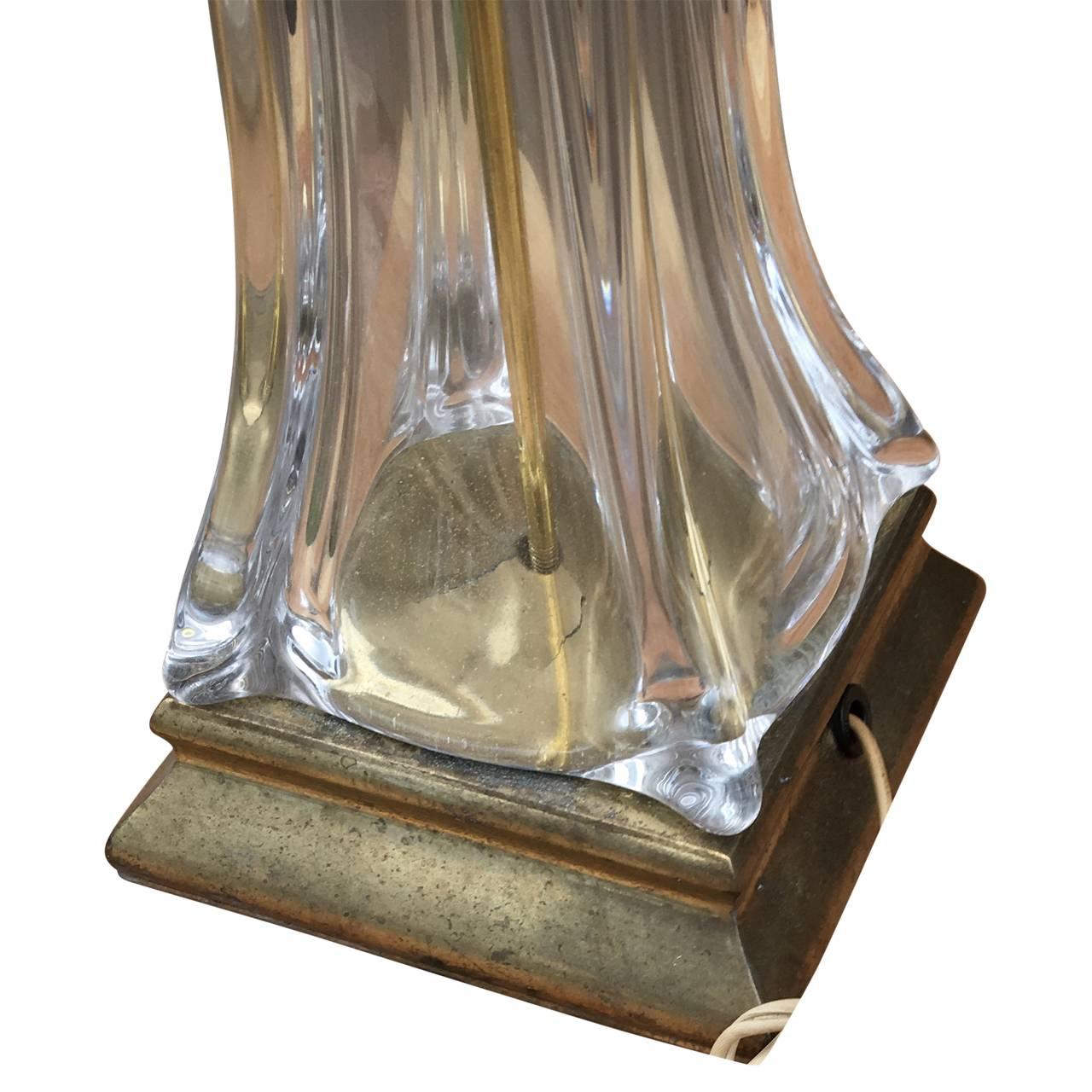 Mid-Century Modern Pair of Murano Glass Lamps, circa 1960's