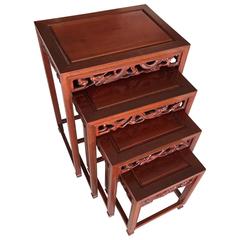 Set of 19th Century Paduk Chinese Tables