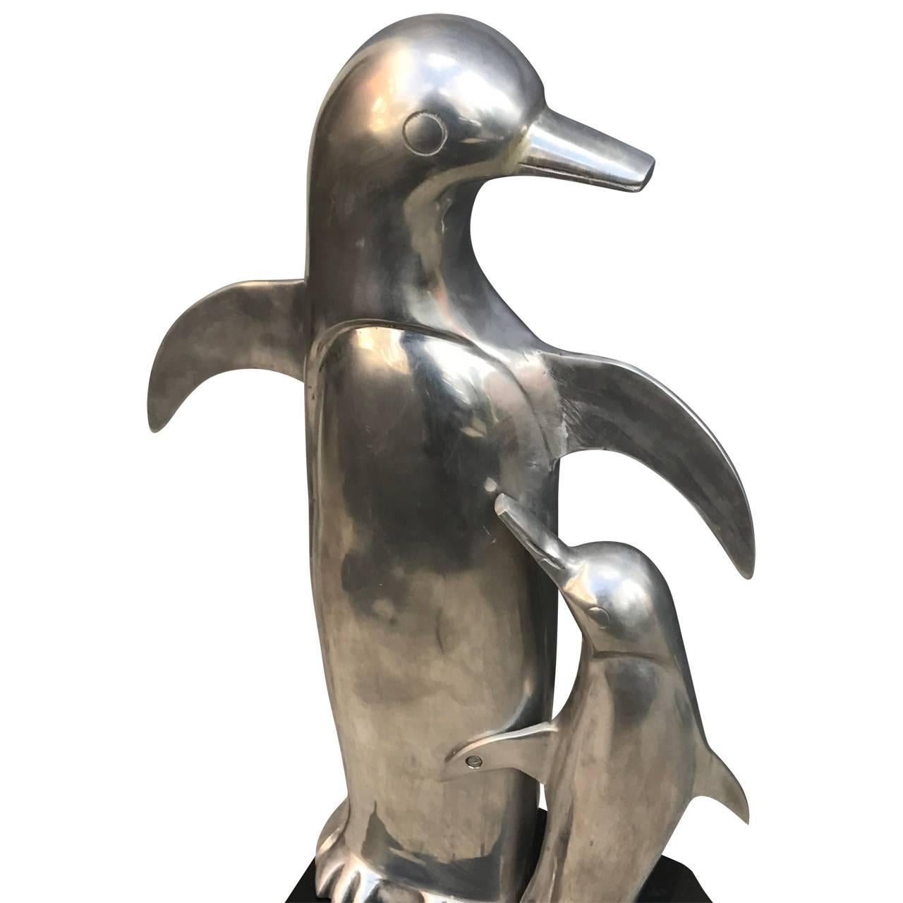 20th Century Large Mid-Century Modern Penguin Sculpture, 1960s
