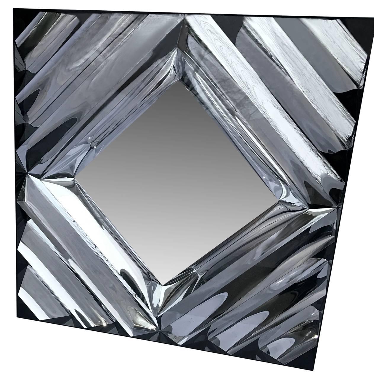 Funky MidCentury Mirror For Sale at 1stdibs