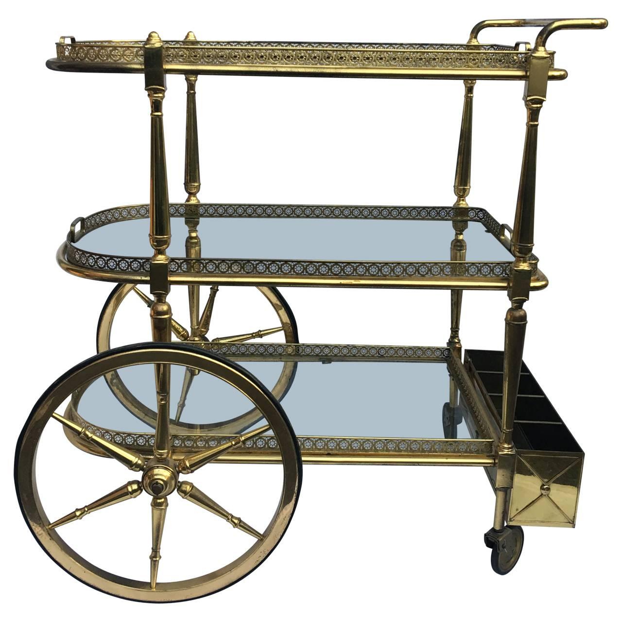 Mid-Century Modern French Mid-Century Bar Cart
