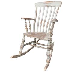 Antique Gustavian Rocking Chair, Sweden