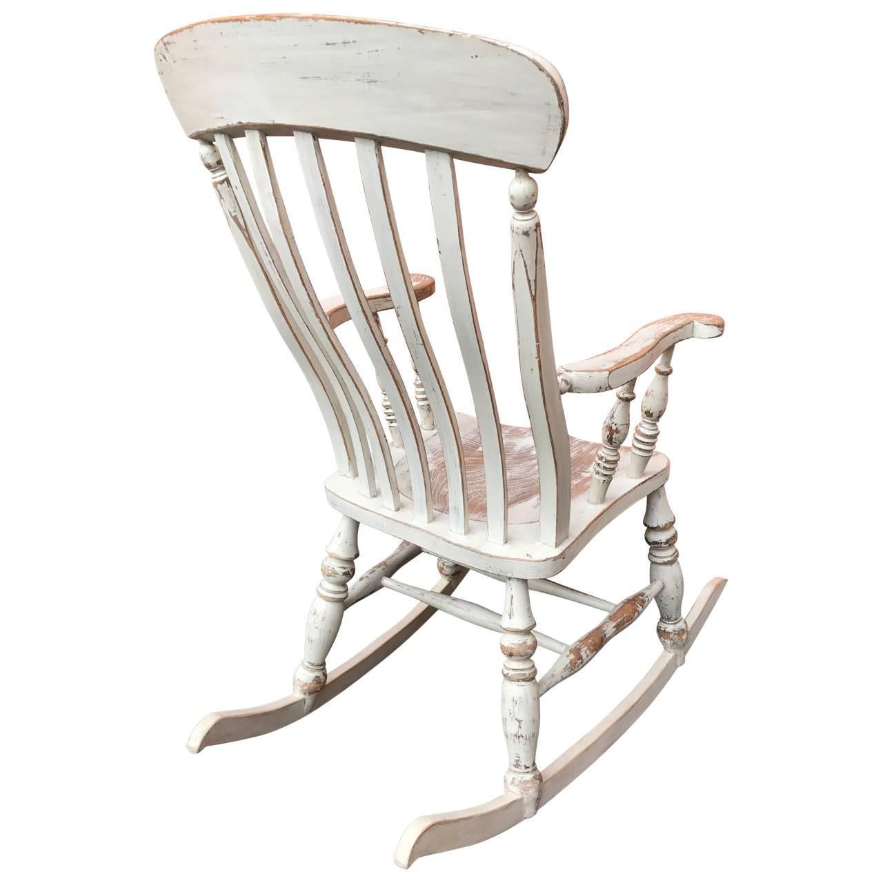 Swedish Gustavian Rocking Chair, Sweden