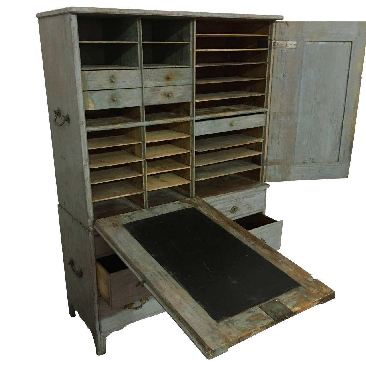 One of a kind writing desk with drop-down writing desk and multiple cubbyholes for papers etc. 

$150 flat rate front door delivery includes Washington DC metro, Baltimore and Philadelphia