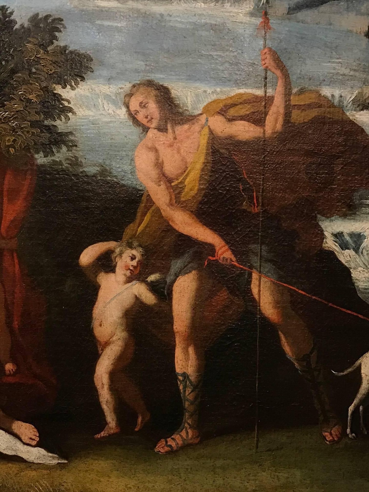 Canvas 18th Century Italian Romantic Oil Painting