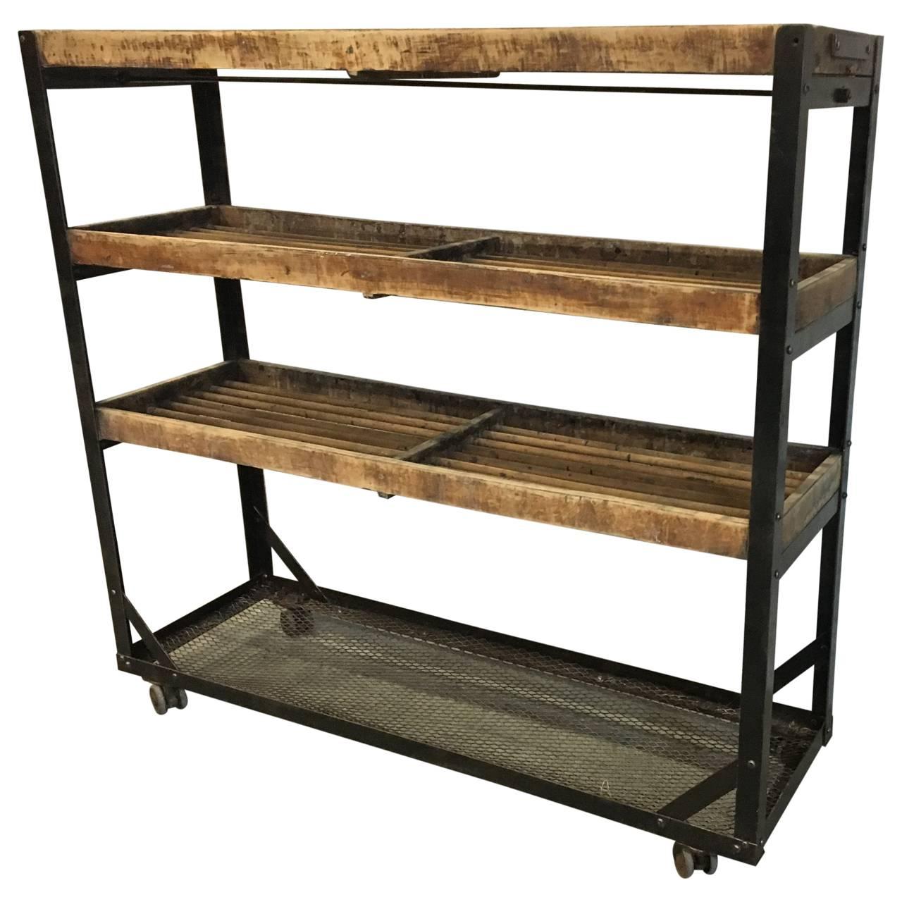 Industrial Kitchen Cart, American Modern