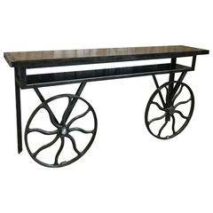 Industrial Flywheel Console Cart 2