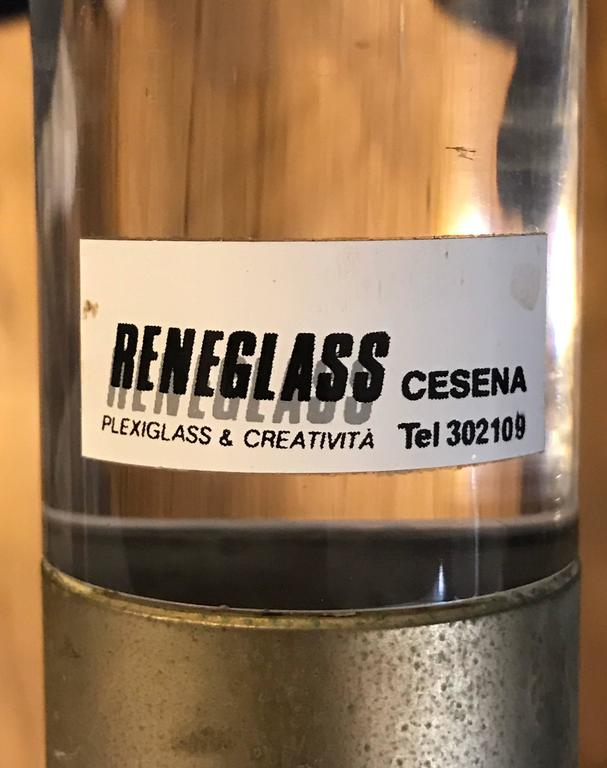 Italian Lucite Mirror, Umbrella Valet Stand For Sale at 1stDibs valet