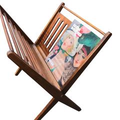Mid-Century Wooden Magazine Rack