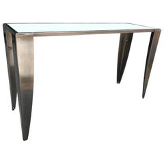 Modern Steel Console Table