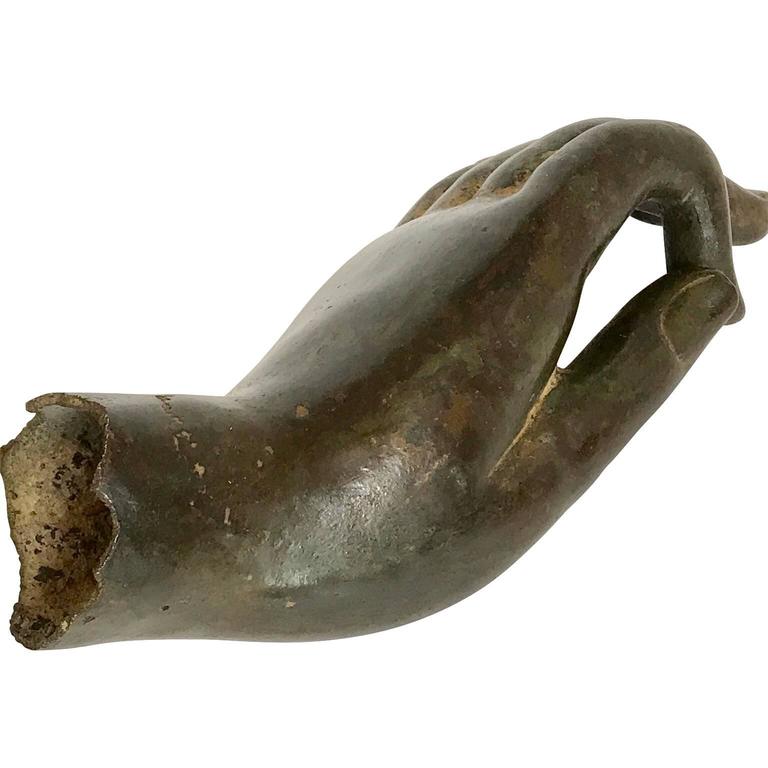 Large Buddha Hand Sculpture For Sale at 1stdibs