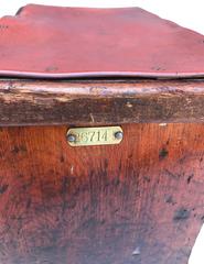 Vintage Wooden Shoe-Polishers Footstool