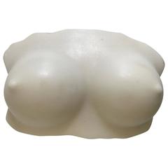 19th Century Marble Fragment Sculpture of Bosoms