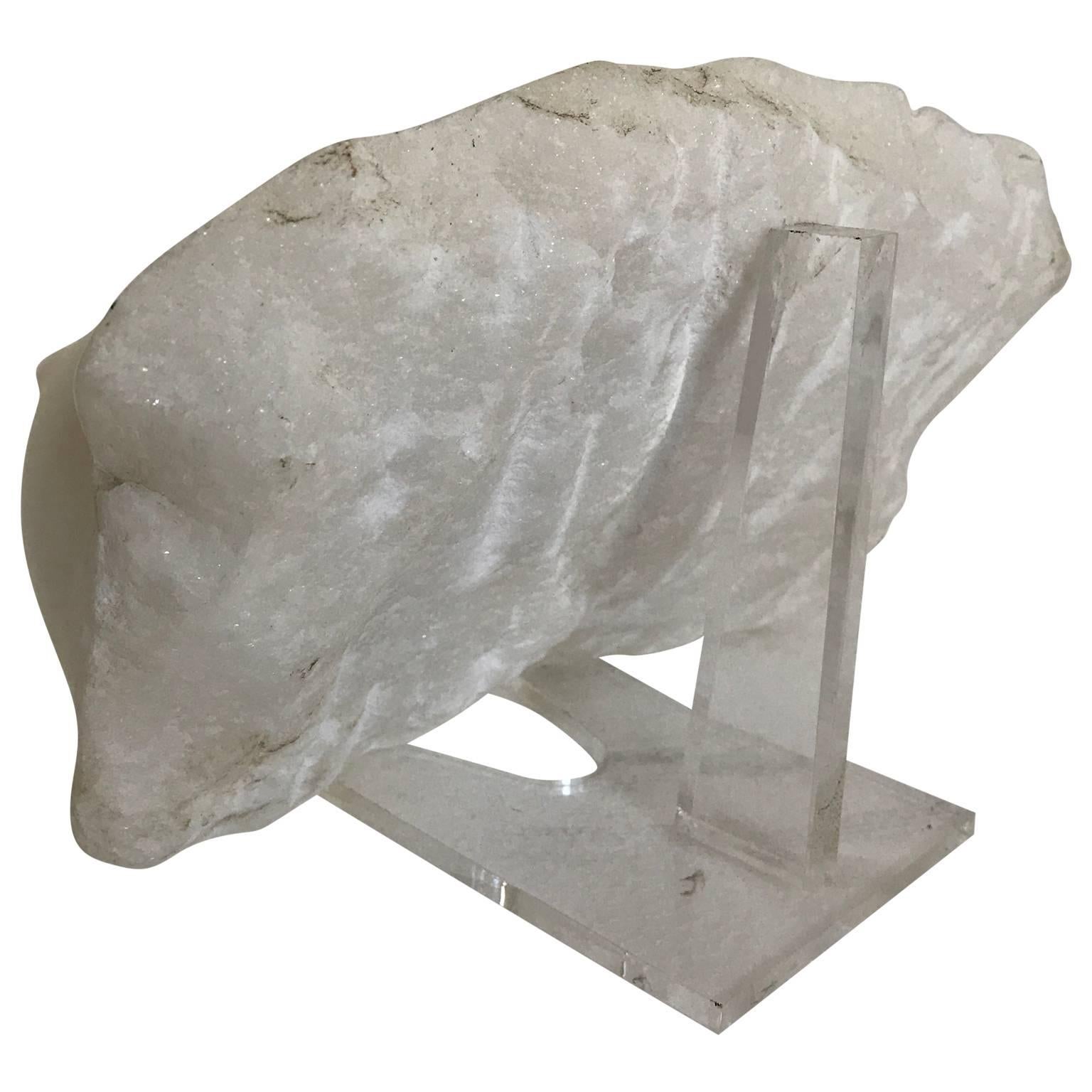 Italian 19th Century Marble Fragment Sculpture of Bosoms