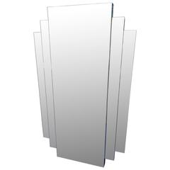 Modern Pyramid-Style Wall Mirror