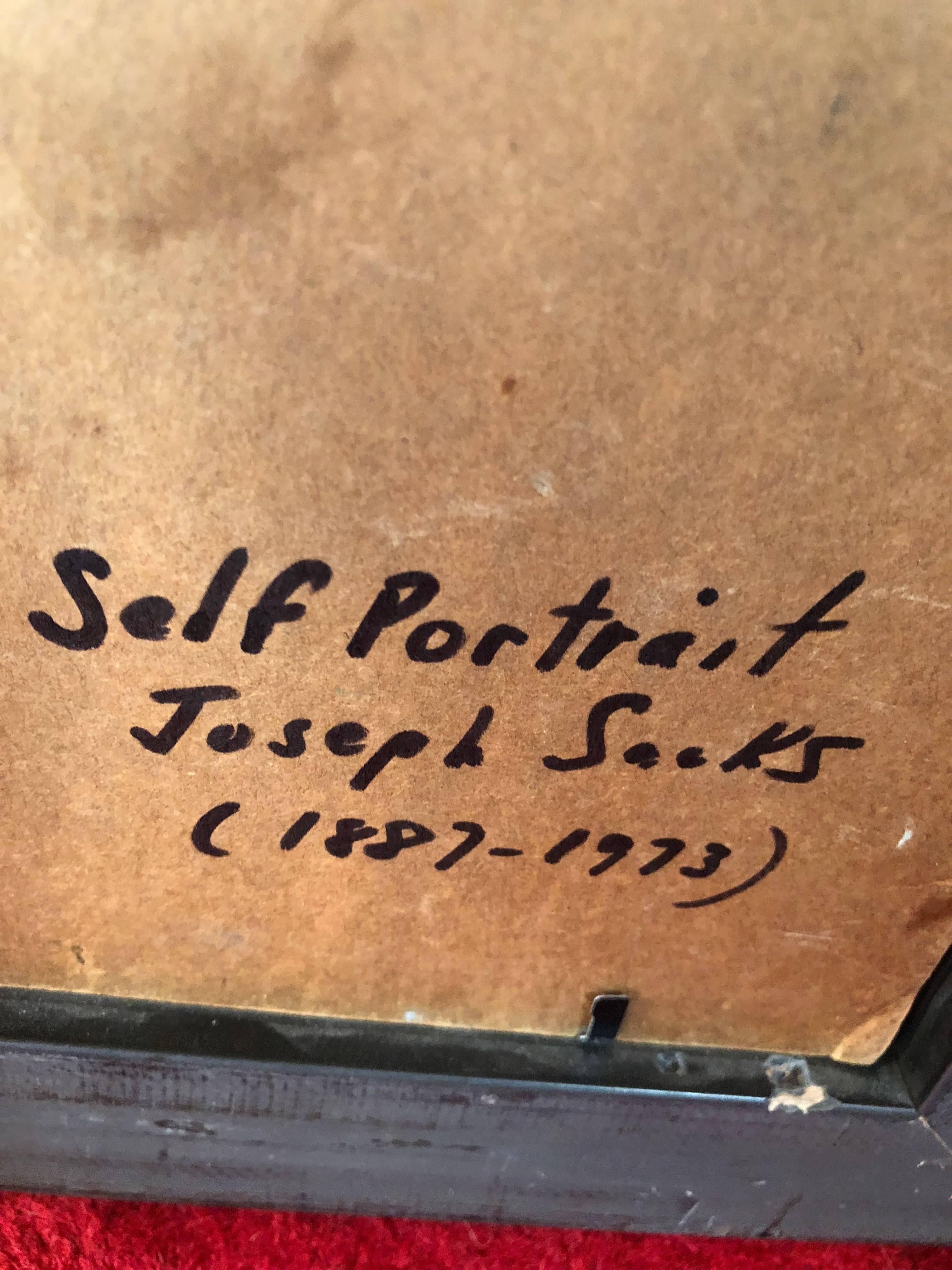 Joseph Sacks, Impressionist Self Portrait  1