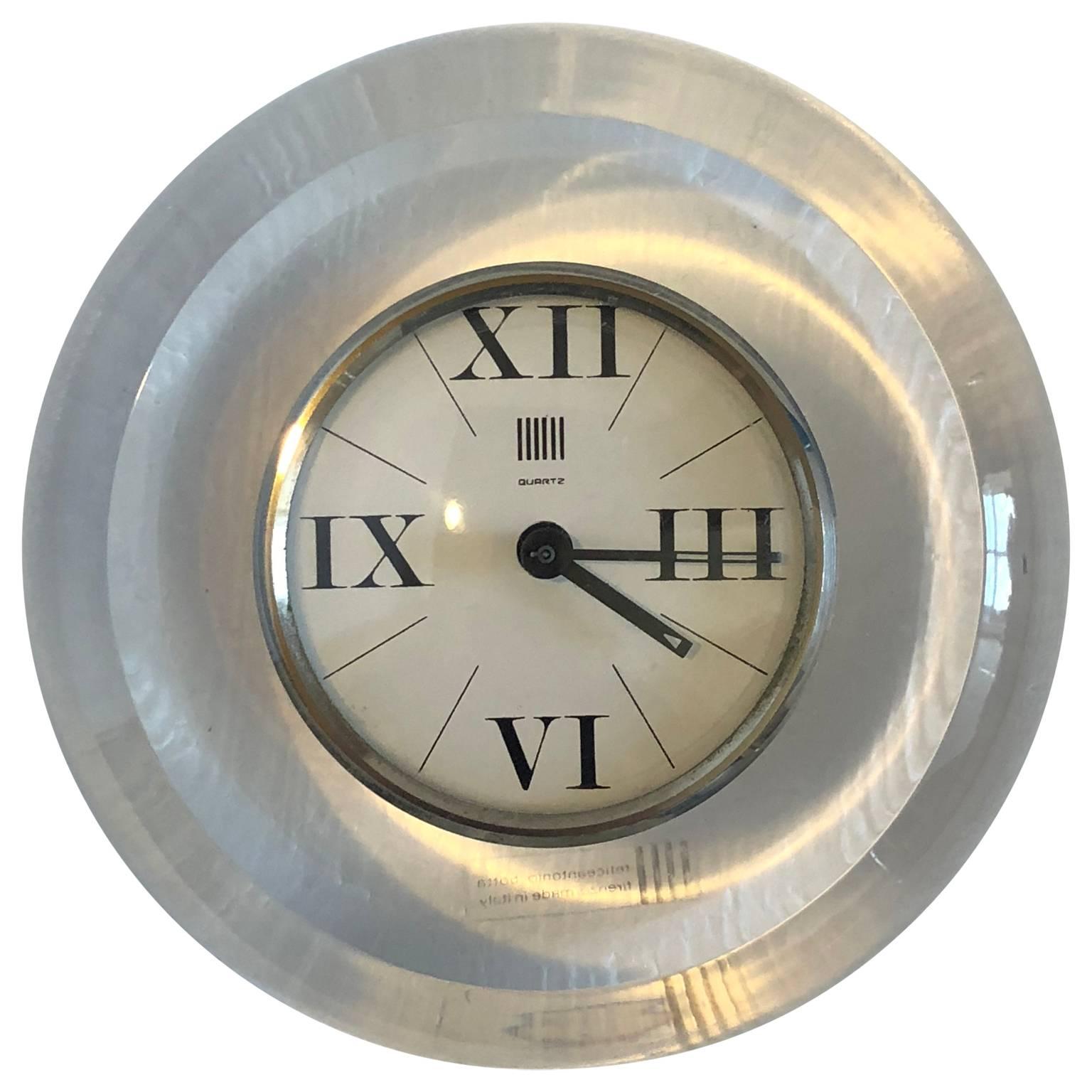mid century mantle clock