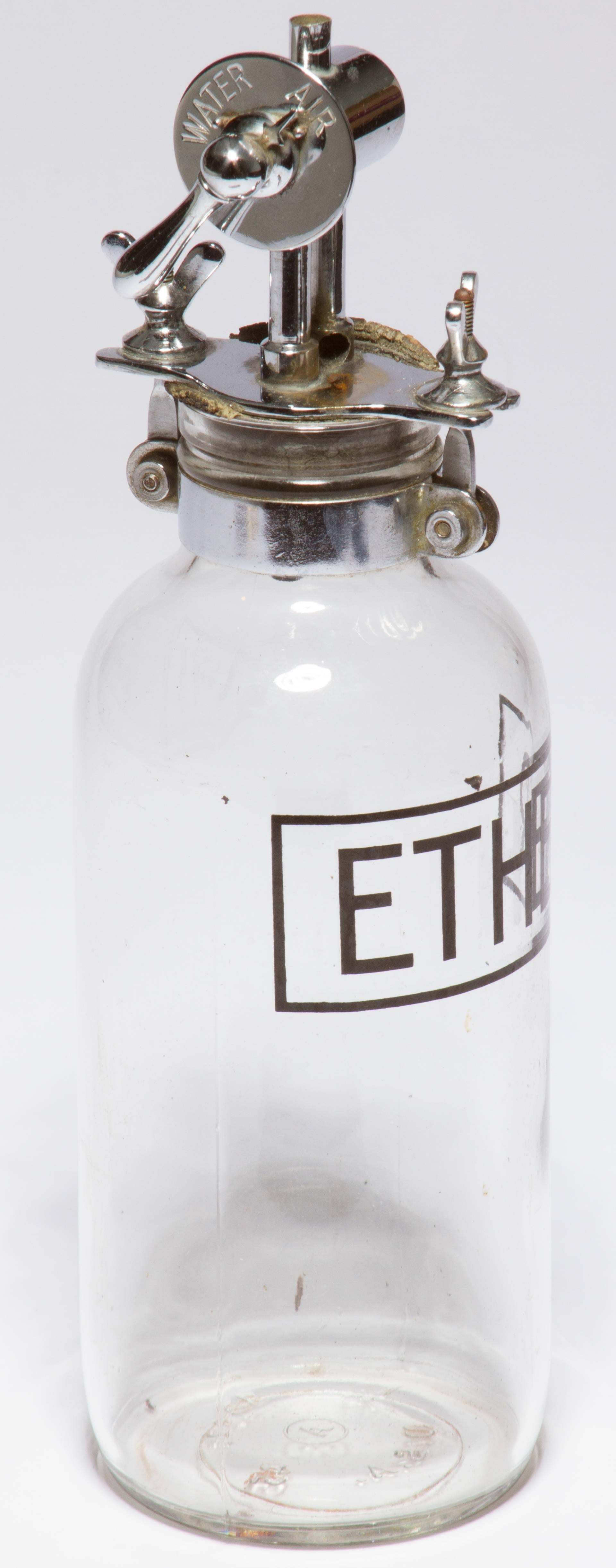 antique ether bottle