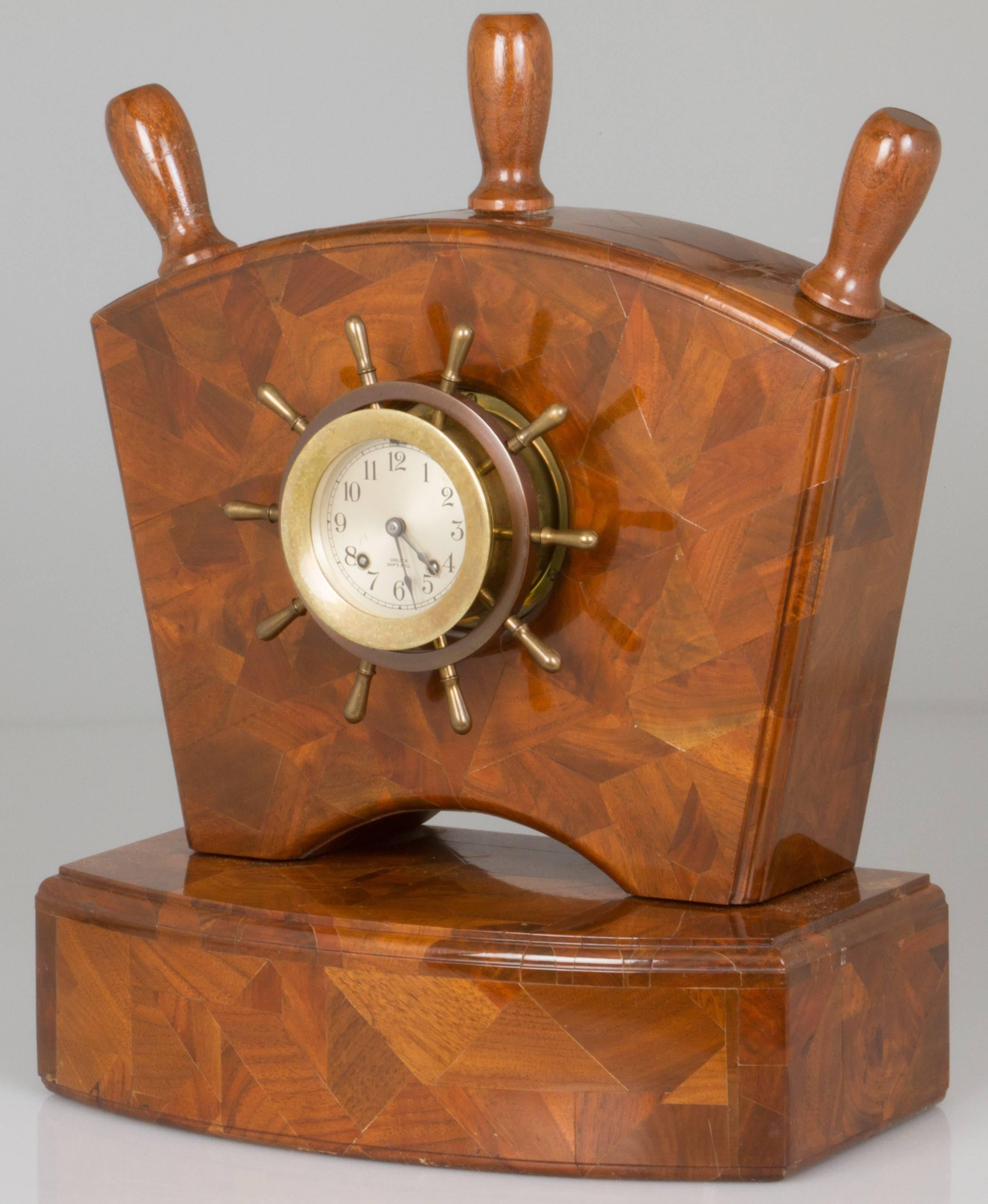 American Nautical Chelsea Ship's Bell Clock For Sale