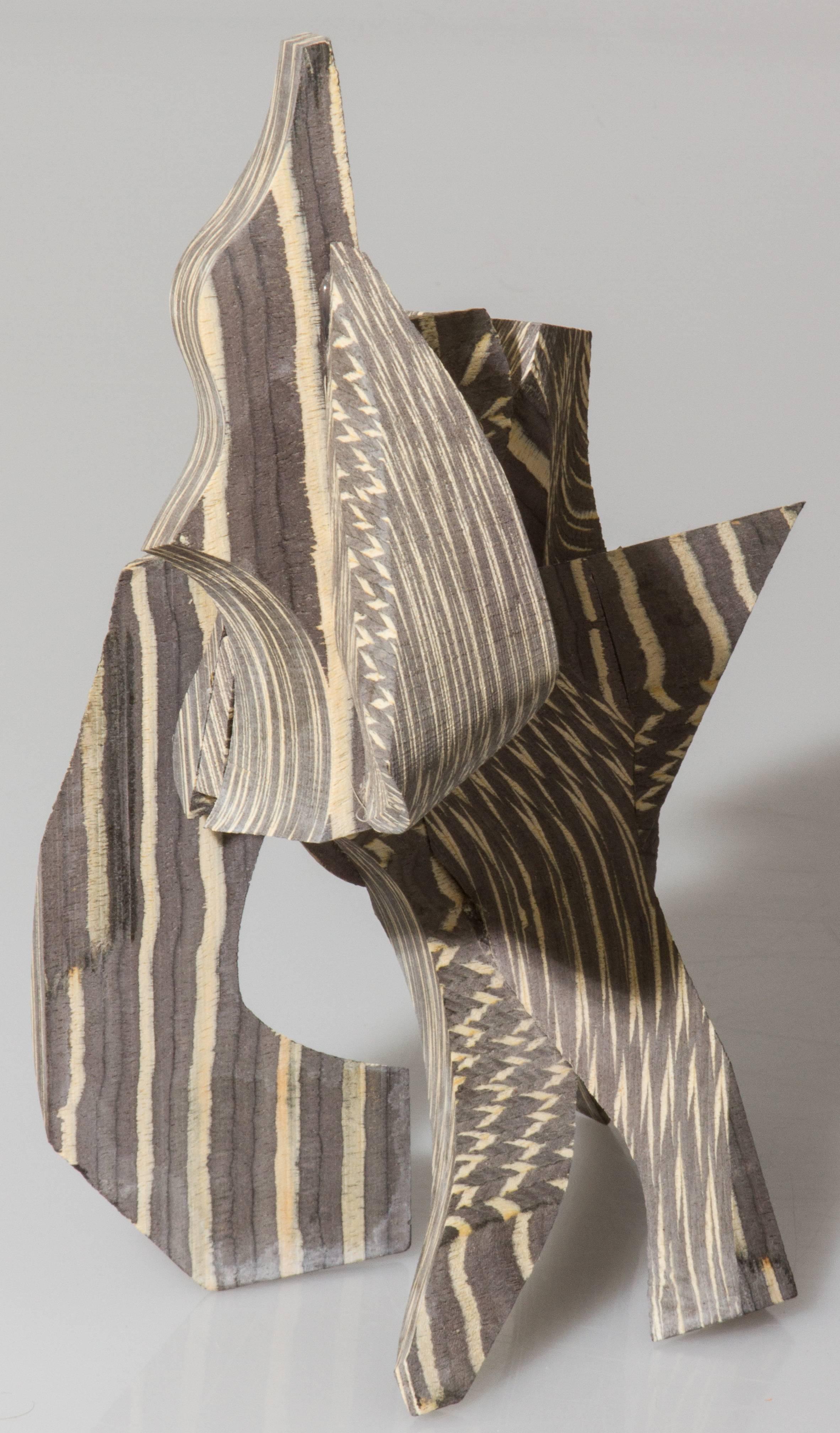 Abstract Wood Sculpture by Mel Kendrick 1