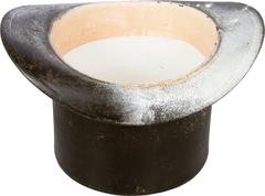 Victorian Cast Iron Top Hat Spittoon