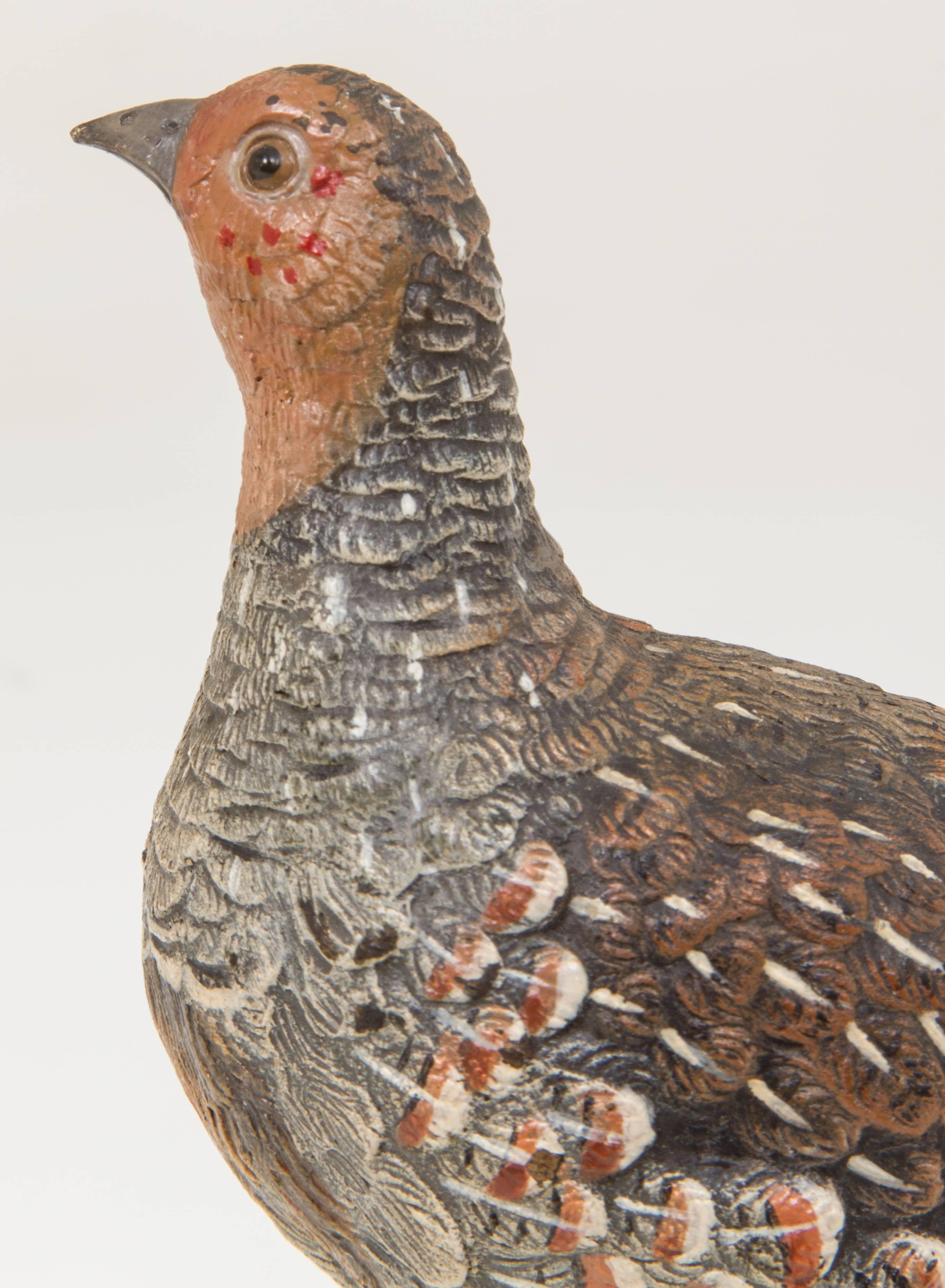 Austrian Cold Painted Bronze Grouse 1