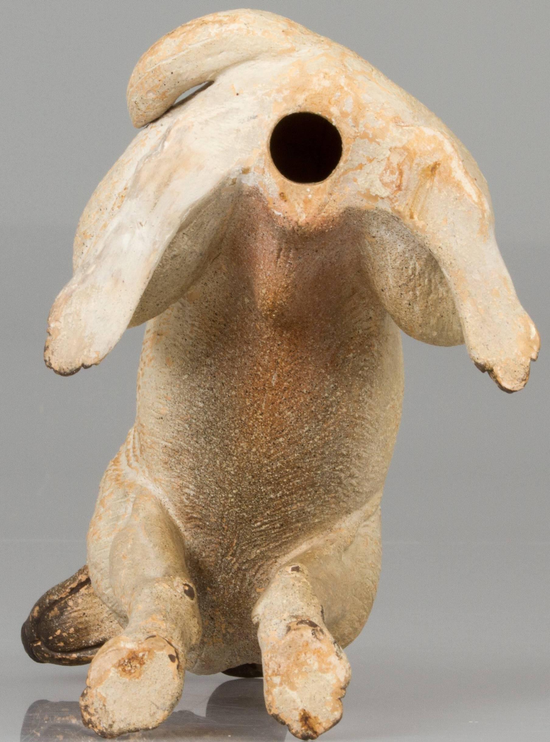 Ceramic Sculpture of a Terrier 4