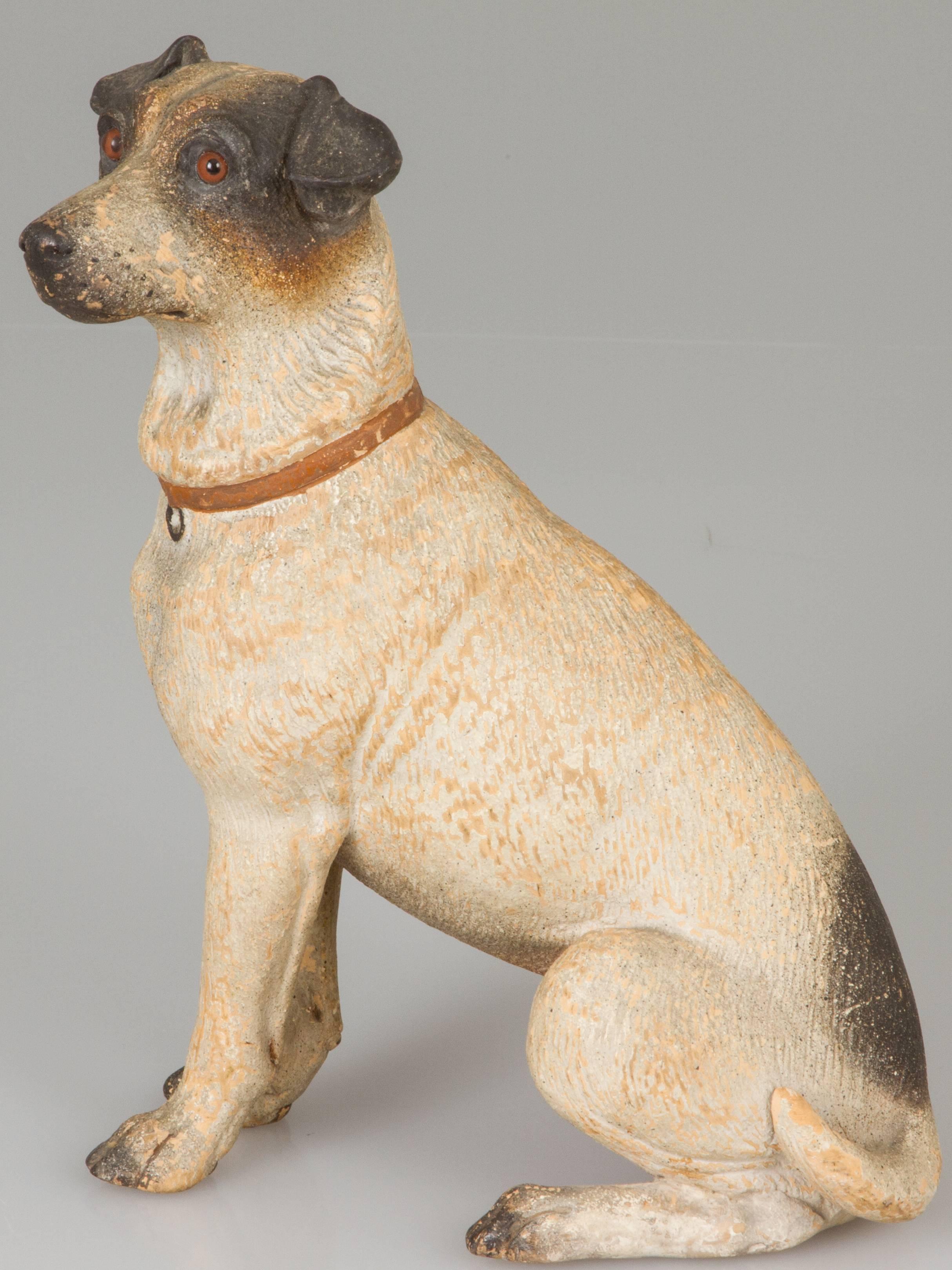 Ceramic Sculpture of a Terrier 3