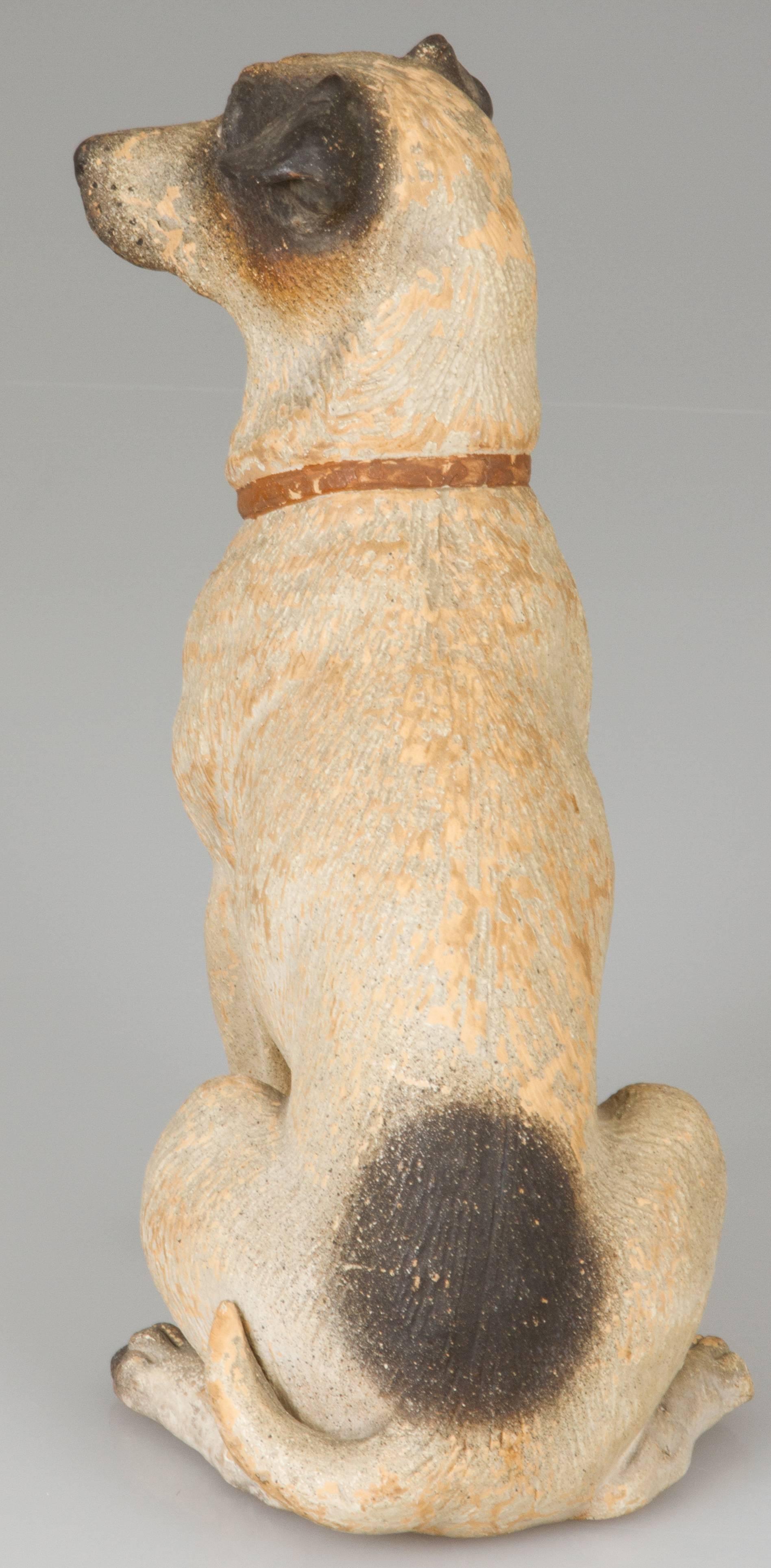 Ceramic Sculpture of a Terrier 2