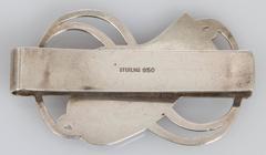 Sterling Money Clip with Boxing Glove