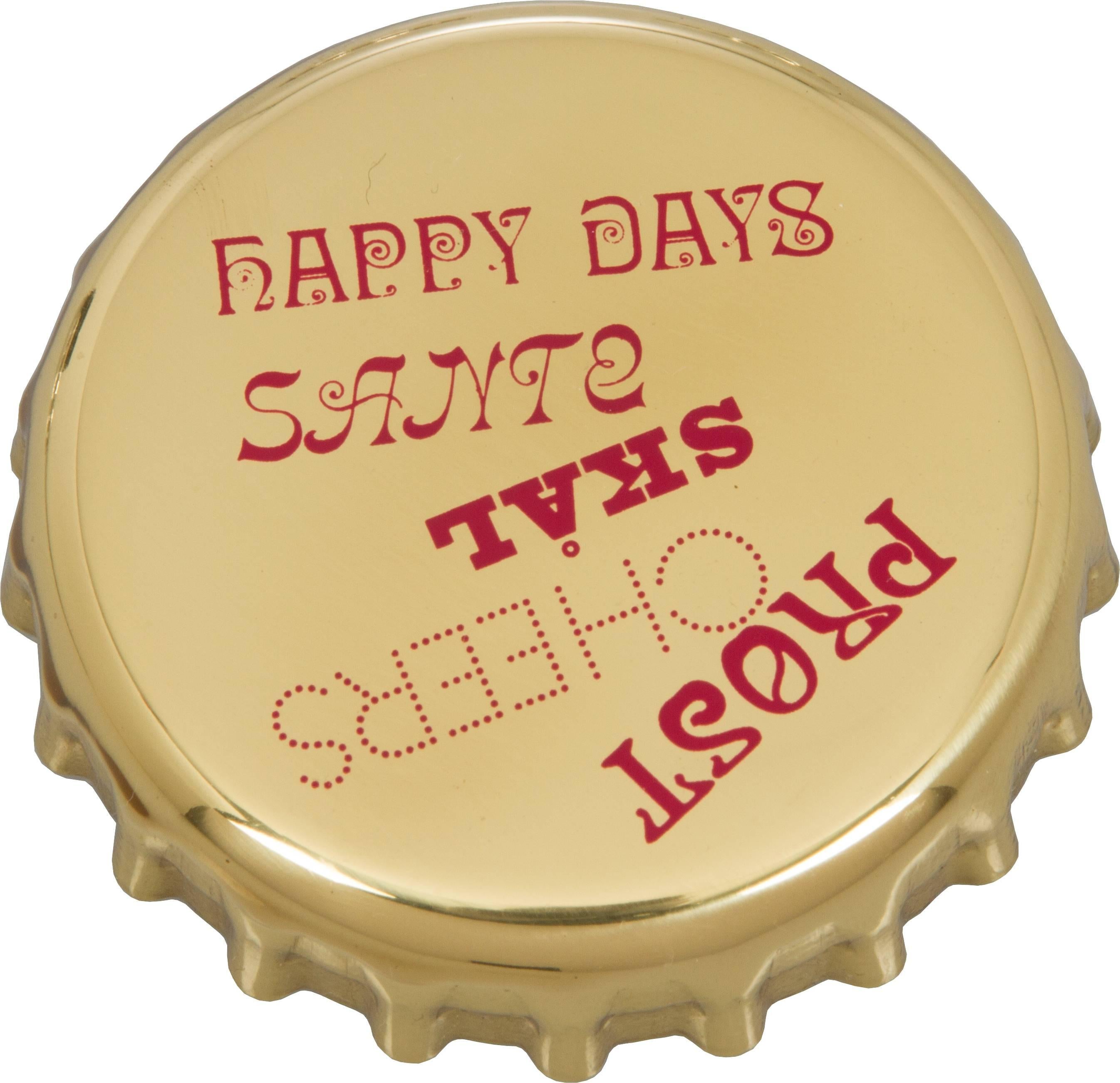 Perfect for the bar are these four bottle CAP openers.
