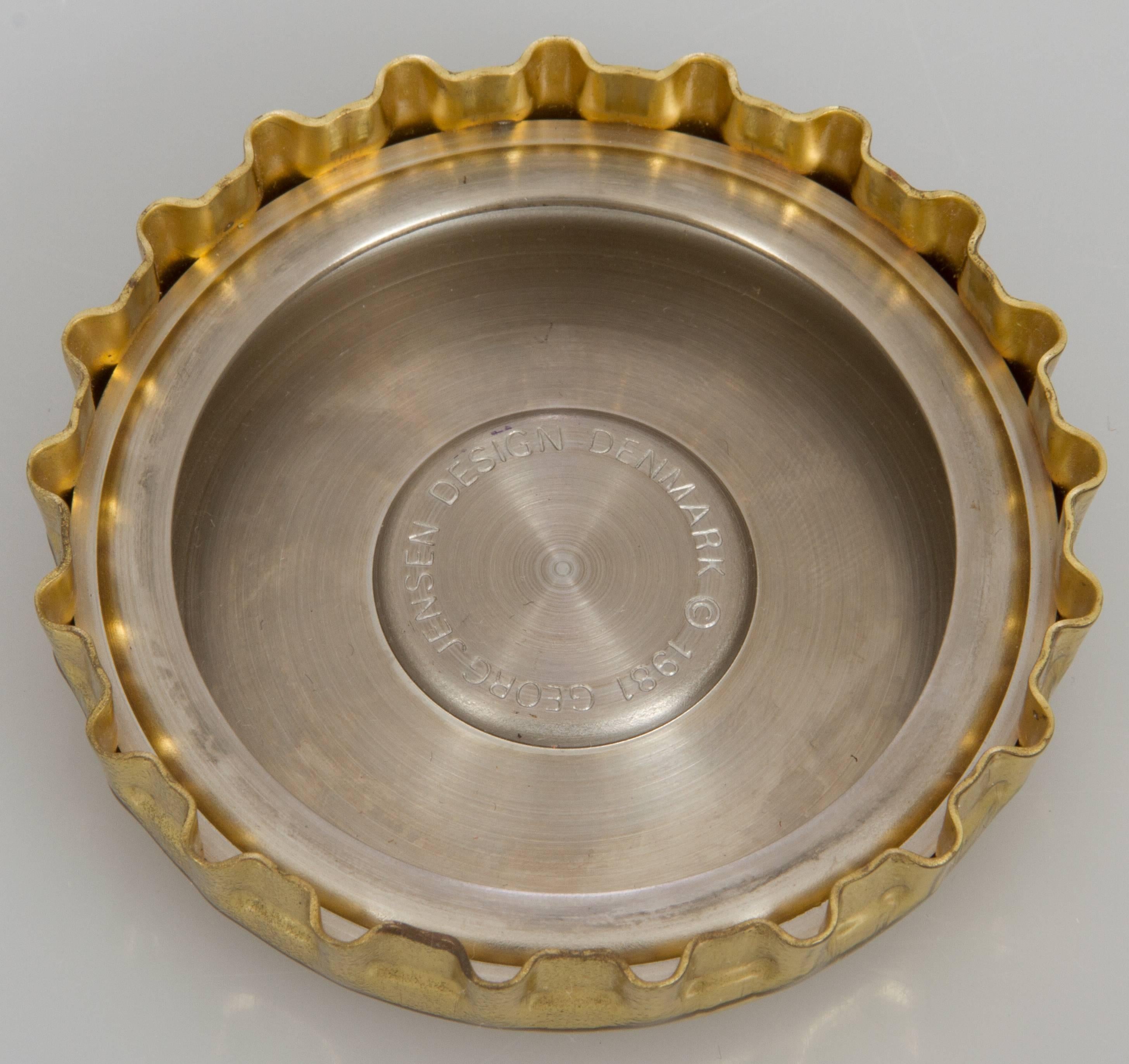 Late 20th Century Set of Four Georg Jensen Bottle CAP Openers For Sale