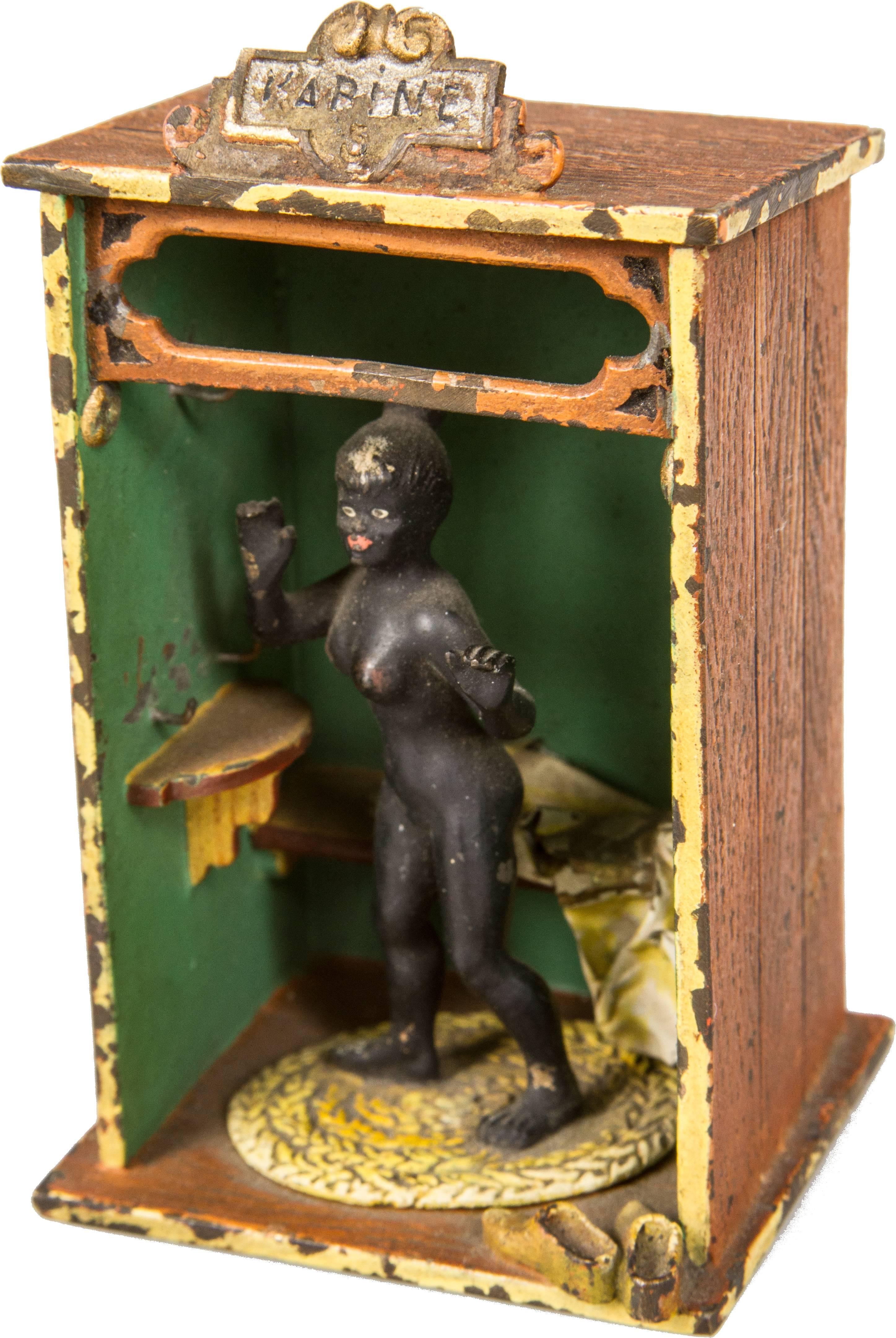 Naughty Cold Painted Bronze In Good Condition For Sale In Chicago, IL