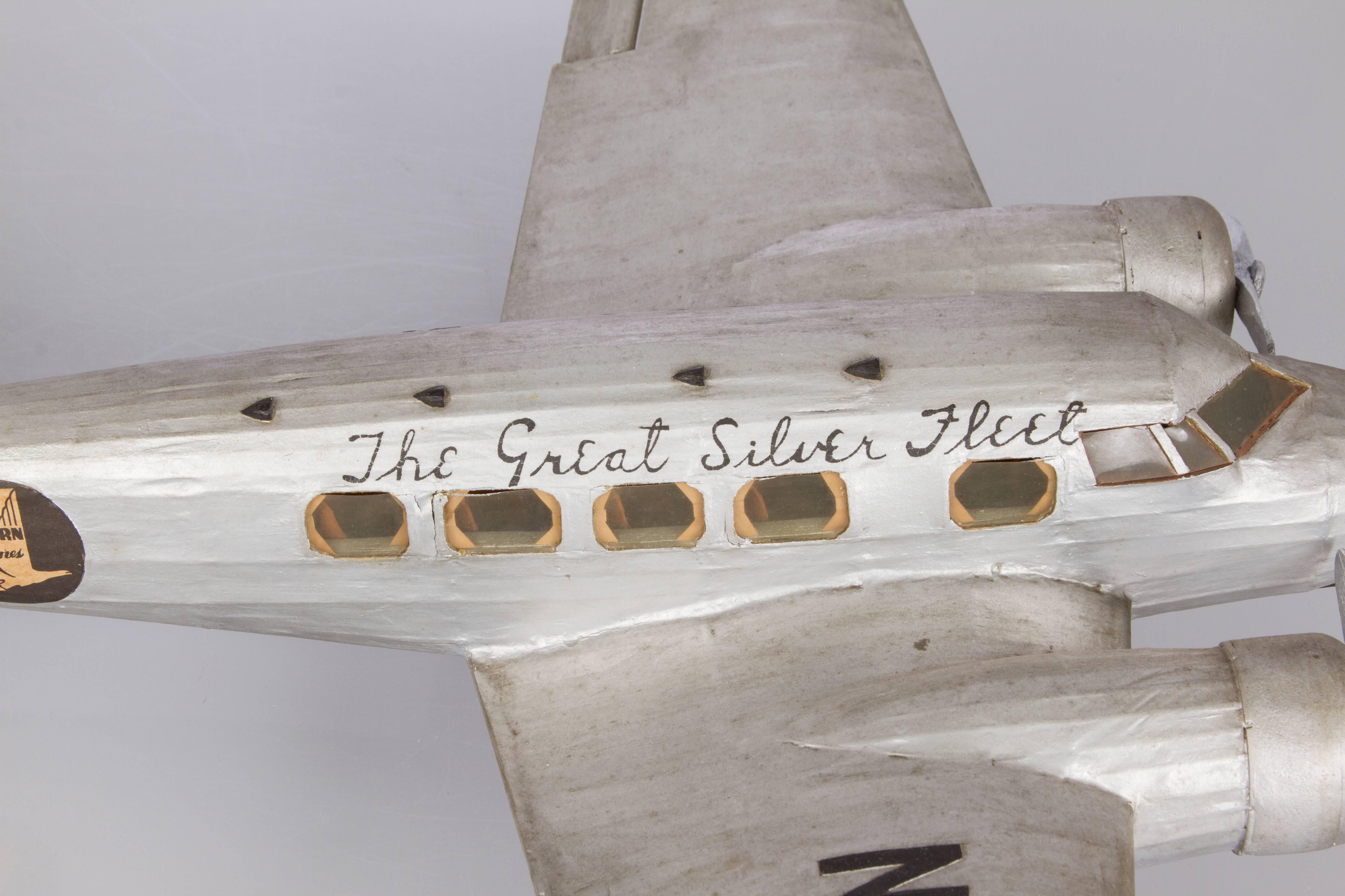Great Silver Fleet Eastern Airlines Lockheed Y1C-37 Model Airplane For Sale 4