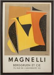 Alberto Magnelli Cubist Exhibition Poster