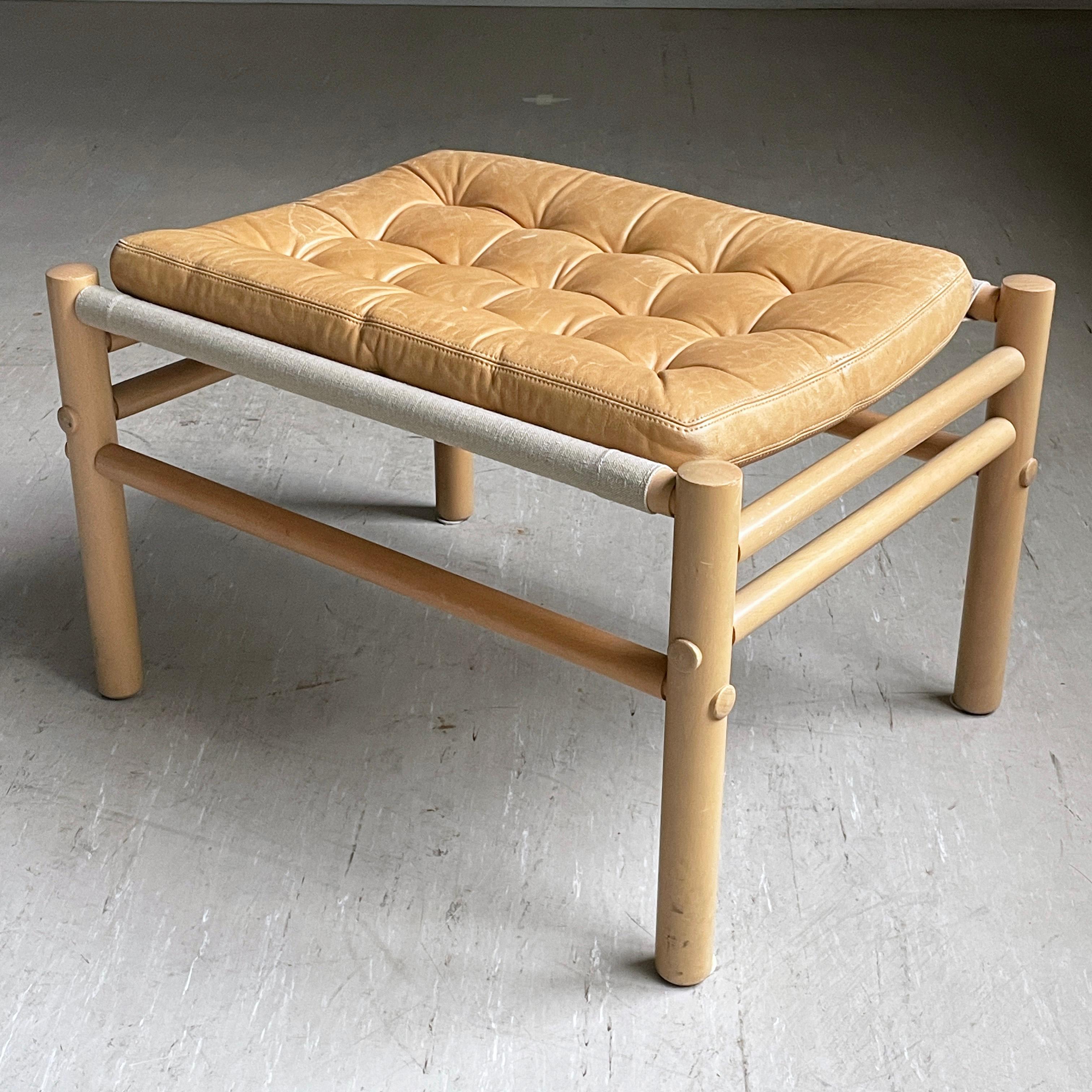 Otomana / Taburete Bror Boije de los años 70 para Dux of Sweden en venta 6