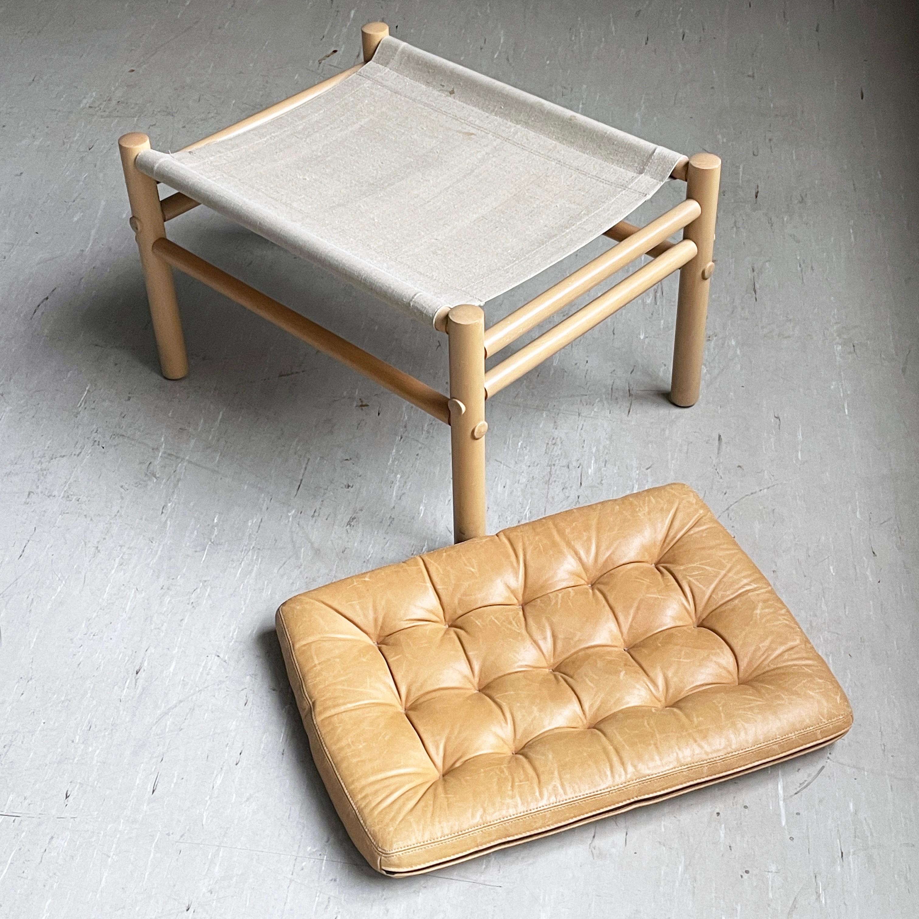 Otomana / Taburete Bror Boije de los años 70 para Dux of Sweden en venta 10