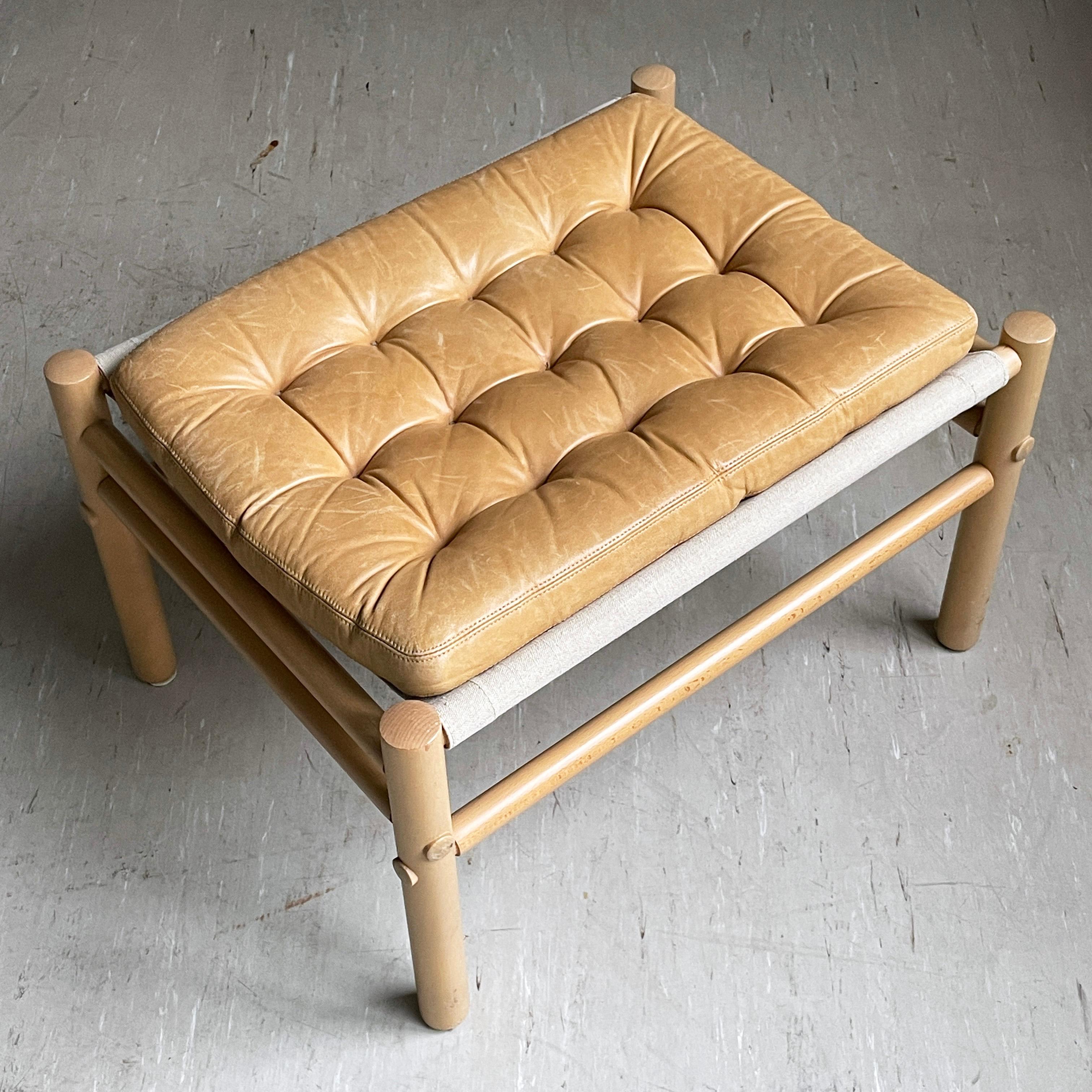 Otomana / Taburete Bror Boije de los años 70 para Dux of Sweden en Bueno estado para la venta en Bern, CH